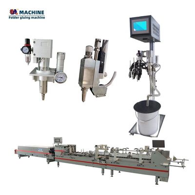 6 Channel 4 Cold Glue Guns Perfume Box Making Machine με προαιρετικές ρυθμίσεις