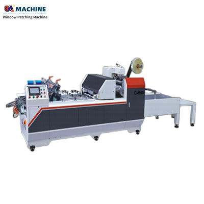 Μηχανή αναδίπλωσης χαρτιού L540 * W130 * 160cm Πλήρης αυτόματη ταχύτητα 650S Πακέτο παραθύρου