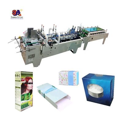 Βίντεο εξόδου-επιθεώρηση παρέχονται Mini Box Folder Gluer Machine για μικρά κουτιά διπλώματος