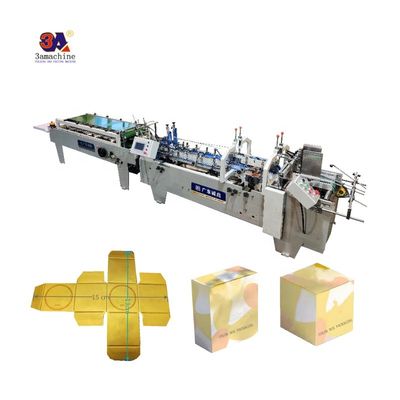 Βίντεο εξόδου-επιθεώρηση παρέχονται Mini Box Folder Gluer Machine για μικρά κουτιά διπλώματος