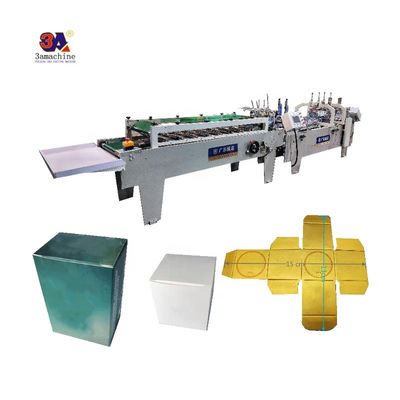 Βίντεο εξόδου-επιθεώρηση παρέχονται Mini Box Folder Gluer Machine για μικρά κουτιά διπλώματος