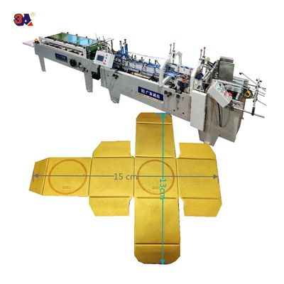 Βίντεο εξόδου-επιθεώρηση παρέχονται Mini Box Folder Gluer Machine για μικρά κουτιά διπλώματος