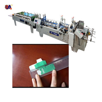Βίντεο εξόδου-επιθεώρηση παρέχονται Mini Box Folder Gluer Machine για μικρά κουτιά διπλώματος