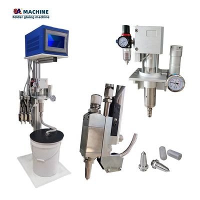 Χάρτινο κουτί φακέλου Gluer Envelopes Gluing Machine με 6 κανάλια 2 όπλα Box Side Pasting