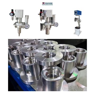 Χάρτινο κουτί φακέλου Gluer Envelopes Gluing Machine με 6 κανάλια 2 όπλα Box Side Pasting
