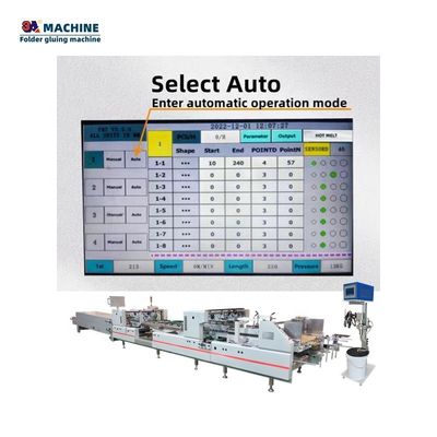 3ACQ5 6 κανάλια 5 COLD GLEUE GUNS Καρτόνι Κουτί Εργαστήριο Boc Folder Gluer Paste