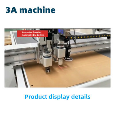 CQT-2516 Φλεξό εκτυπωτής Slotter Die Cutter Machine για δερμάτινα πορτοφόλια 3300 * 2400 mm