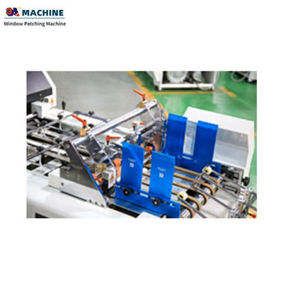 Μηχανή αναδίπλωσης χαρτιού L540 * W130 * 160cm Πλήρης αυτόματη ταχύτητα 650S Πακέτο παραθύρου
