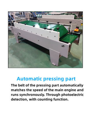 Τροφίμων 6 γωνιακά κουτιά φακέλου Gluer Machine Εύκολο στη λειτουργία και έγκαιρη παράδοση