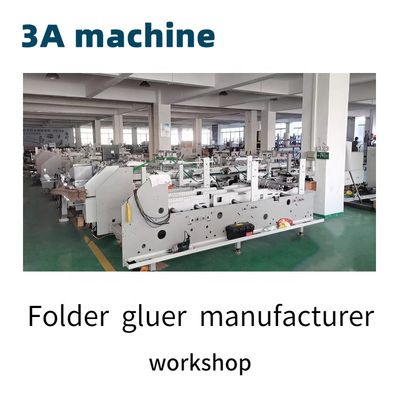 Τροφίμων 6 γωνιακά κουτιά φακέλου Gluer Machine Εύκολο στη λειτουργία και έγκαιρη παράδοση