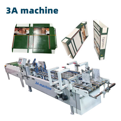 Εύκολο στη λειτουργία Folder Gluer Mini Box Folder Gluing Machine για πλευρική κόλλα και διπλή