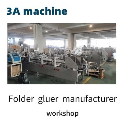 250m/min Ταχύτητα 3ACQ*580 Edg Gluer Folder Glue Machine Μηχανή κατασκευής χαρτιού