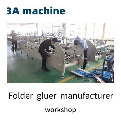 250m/min Ταχύτητα 3ACQ*580 Edg Gluer Folder Glue Machine Μηχανή κατασκευής χαρτιού