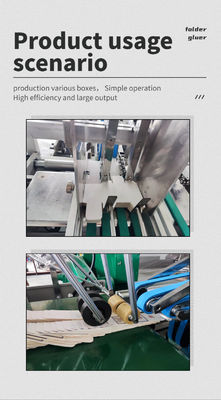 1100 μοντέλο αυτόματο 46 γωνιακό φάκελο Gluer Press ημι αυτόματο φάκελο Gluer Μηχανή με PLC