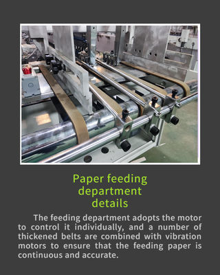 1100 μοντέλο αυτόματο 46 γωνιακό φάκελο Gluer Press ημι αυτόματο φάκελο Gluer Μηχανή με PLC