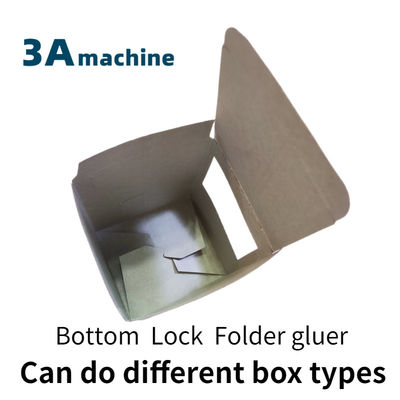 SHH 800AG-2 αυτόματη κλειδαριά κάτω Flexo Folder Gluer Ιδανική για κάτω αναδιπλούμενα κουτιά