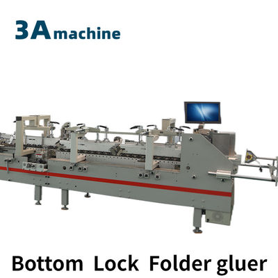 SHH 800AG-2 αυτόματη κλειδαριά κάτω Flexo Folder Gluer Ιδανική για κάτω αναδιπλούμενα κουτιά
