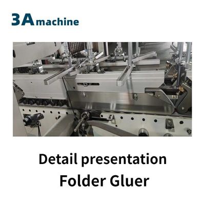 Μέγιστη ταχύτητα 300 μέτρα/λεπτο 380V3P CQT 650JYG Crash Lock Bottom Box Folder-Gluer
