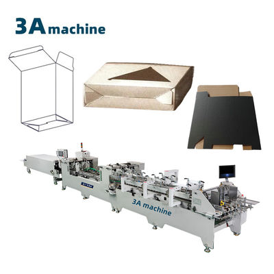 250g-650g Καρτόνι Χάρτινο υλικό Δύο- Αυτοματοποιημένη μηχανή κόλλωσης για κυματοειδή κουτιά