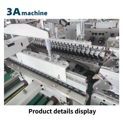 Χάρτινο υλικό 2 3 στρώσεις κυματοειδής 1100 JGKW Box Making Folder Gluer Machine