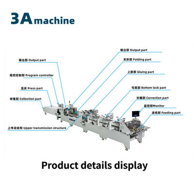 Μέγιστο μέγεθος 2 98cm Box Unfolded Widerest Double-Lock Bottom Paper Pasting Glue Εργαλεία κολλήματος