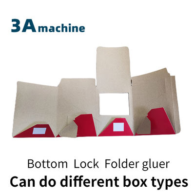 Ηλεκτρική μηχανή SHH**800AG-2 Mini Lock Bottom Box Gluing Machine με εύκολη λειτουργία