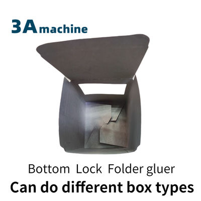 Ηλεκτρική μηχανή SHH**800AG-2 Mini Lock Bottom Box Gluing Machine με εύκολη λειτουργία