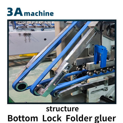 Ηλεκτρική μηχανή SHH**800AG-2 Mini Lock Bottom Box Gluing Machine με εύκολη λειτουργία