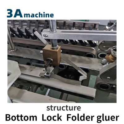 Ηλεκτρική μηχανή SHH**800AG-2 Mini Lock Bottom Box Gluing Machine με εύκολη λειτουργία