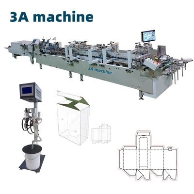 Ελεγχόμενη από PLC μηχανή CQT-900 για την αυτοματοποιημένη πτυχή και συγκόλληση χαρτονιού για κουτιά σκληρής επιφάνειας