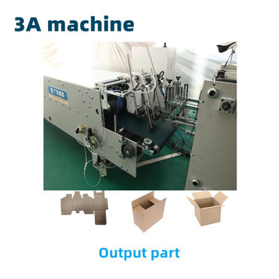 Ελεγχόμενο από PLC CQT-800WK-1 κυματοειδής μηχανή γλειδωτή χαρτιού για συσκευασία κουτιών